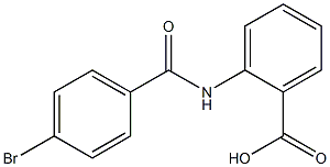 2-[(4-bromobenzoyl)amino]benzoic acid Structure