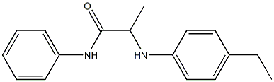 2-[(4-ethylphenyl)amino]-N-phenylpropanamide 구조식 이미지