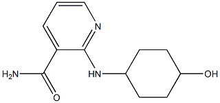 2-[(4-hydroxycyclohexyl)amino]pyridine-3-carboxamide 구조식 이미지