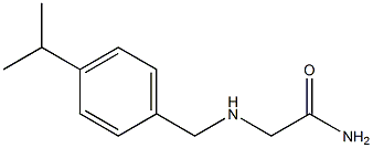 2-[(4-isopropylbenzyl)amino]acetamide 구조식 이미지