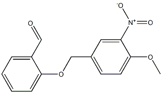 2-[(4-methoxy-3-nitrophenyl)methoxy]benzaldehyde Structure