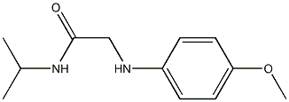 2-[(4-methoxyphenyl)amino]-N-(propan-2-yl)acetamide Structure