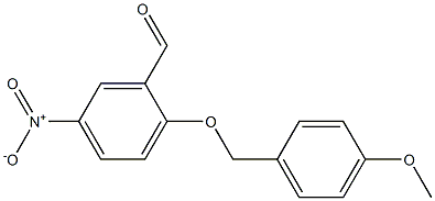 2-[(4-methoxyphenyl)methoxy]-5-nitrobenzaldehyde Structure
