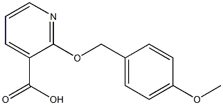 2-[(4-methoxyphenyl)methoxy]pyridine-3-carboxylic acid Structure