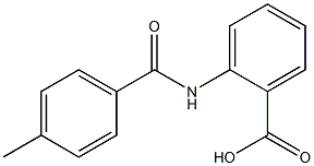 2-[(4-methylbenzoyl)amino]benzoic acid 구조식 이미지