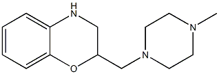 2-[(4-methylpiperazin-1-yl)methyl]-3,4-dihydro-2H-1,4-benzoxazine 구조식 이미지