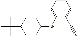 2-[(4-tert-butylcyclohexyl)amino]benzonitrile 구조식 이미지