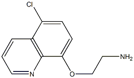 2-[(5-chloroquinolin-8-yl)oxy]ethanamine 구조식 이미지