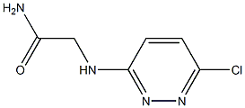 2-[(6-chloropyridazin-3-yl)amino]acetamide Structure