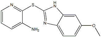 2-[(6-methoxy-1H-1,3-benzodiazol-2-yl)sulfanyl]pyridin-3-amine 구조식 이미지