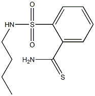 2-[(butylamino)sulfonyl]benzenecarbothioamide Structure