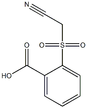 2-[(cyanomethyl)sulfonyl]benzoic acid Structure