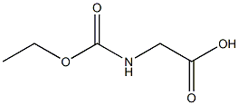 2-[(ethoxycarbonyl)amino]acetic acid 구조식 이미지