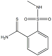 2-[(methylamino)sulfonyl]benzenecarbothioamide Structure