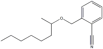 2-[(octan-2-yloxy)methyl]benzonitrile Structure