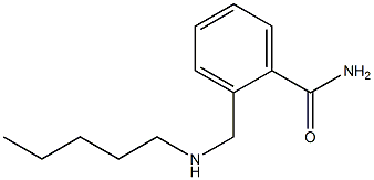 2-[(pentylamino)methyl]benzamide 구조식 이미지