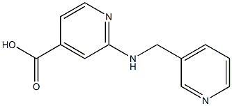 2-[(pyridin-3-ylmethyl)amino]pyridine-4-carboxylic acid Structure