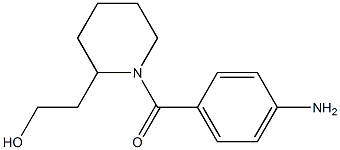2-[1-(4-aminobenzoyl)piperidin-2-yl]ethanol Structure