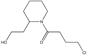 2-[1-(4-chlorobutanoyl)piperidin-2-yl]ethanol 구조식 이미지