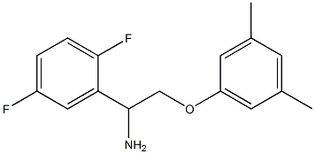 2-[1-amino-2-(3,5-dimethylphenoxy)ethyl]-1,4-difluorobenzene Structure