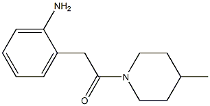 2-[2-(4-methylpiperidin-1-yl)-2-oxoethyl]aniline Structure