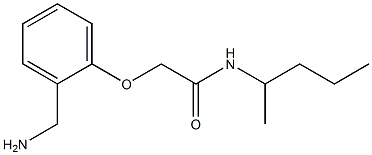 2-[2-(aminomethyl)phenoxy]-N-(pentan-2-yl)acetamide 구조식 이미지