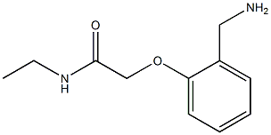 2-[2-(aminomethyl)phenoxy]-N-ethylacetamide Structure