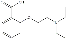 2-[2-(diethylamino)ethoxy]benzoic acid Structure