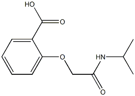2-[2-(isopropylamino)-2-oxoethoxy]benzoic acid Structure