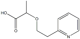 2-[2-(pyridin-2-yl)ethoxy]propanoic acid 구조식 이미지