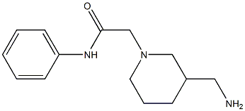 2-[3-(aminomethyl)piperidin-1-yl]-N-phenylacetamide 구조식 이미지