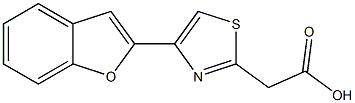 2-[4-(1-benzofuran-2-yl)-1,3-thiazol-2-yl]acetic acid 구조식 이미지