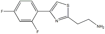 2-[4-(2,4-difluorophenyl)-1,3-thiazol-2-yl]ethanamine Structure