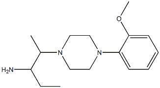 2-[4-(2-methoxyphenyl)piperazin-1-yl]pentan-3-amine Structure