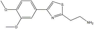 2-[4-(3,4-dimethoxyphenyl)-1,3-thiazol-2-yl]ethanamine Structure