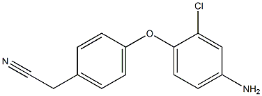 2-[4-(4-amino-2-chlorophenoxy)phenyl]acetonitrile 구조식 이미지