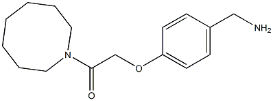 2-[4-(aminomethyl)phenoxy]-1-(azocan-1-yl)ethan-1-one Structure