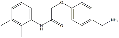 2-[4-(aminomethyl)phenoxy]-N-(2,3-dimethylphenyl)acetamide Structure