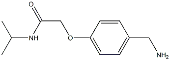 2-[4-(aminomethyl)phenoxy]-N-isopropylacetamide 구조식 이미지