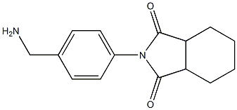 2-[4-(aminomethyl)phenyl]hexahydro-1H-isoindole-1,3(2H)-dione Structure