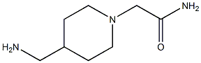 2-[4-(aminomethyl)piperidin-1-yl]acetamide Structure