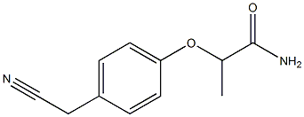 2-[4-(cyanomethyl)phenoxy]propanamide Structure