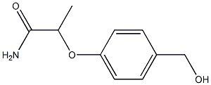2-[4-(hydroxymethyl)phenoxy]propanamide Structure