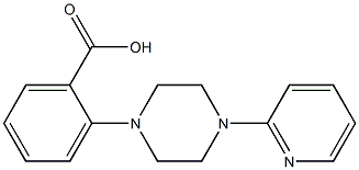 2-[4-(pyridin-2-yl)piperazin-1-yl]benzoic acid 구조식 이미지