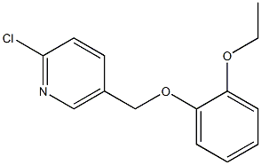 2-chloro-5-(2-ethoxyphenoxymethyl)pyridine Structure