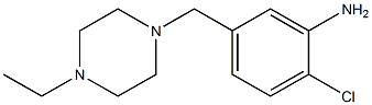 2-chloro-5-[(4-ethylpiperazin-1-yl)methyl]aniline Structure