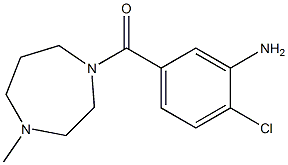 2-chloro-5-[(4-methyl-1,4-diazepan-1-yl)carbonyl]aniline Structure