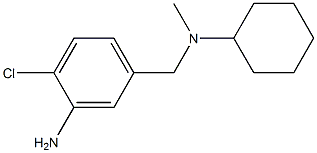 2-chloro-5-{[cyclohexyl(methyl)amino]methyl}aniline 구조식 이미지
