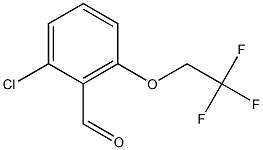 2-chloro-6-(2,2,2-trifluoroethoxy)benzaldehyde Structure