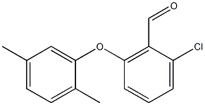 2-chloro-6-(2,5-dimethylphenoxy)benzaldehyde Structure